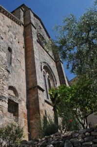 Ferentino: la zona absidale di Santa Maria Maggiore. Foto Daniele Baldassarre con Nikon D300 + Sigma 17/35 mm D; ore 10,59 dell'8 giugno 2009.